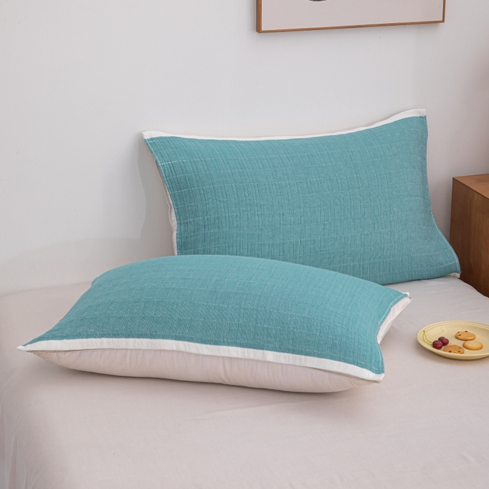 91家纺网 家纺一手货源 找家纺 （总）佰丝居 2023新款全棉四层纱布枕巾系列