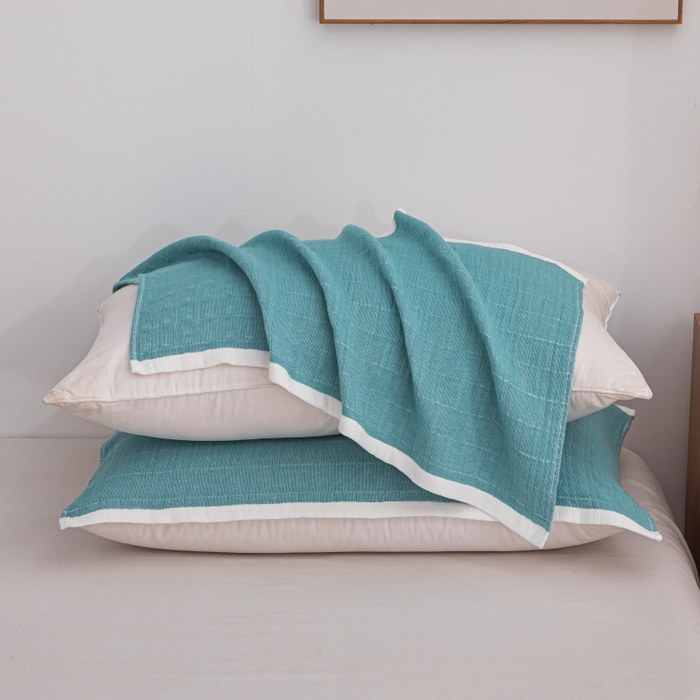 91家纺网 家纺一手货源 找家纺 （总）佰丝居 2023新款全棉四层纱布枕巾系列