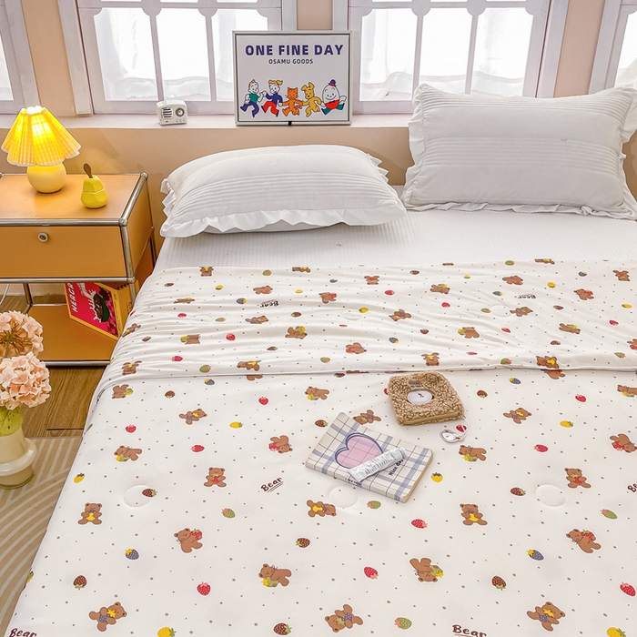 91家纺网 家纺一手货源 找家纺 （总）眠优居 2024新品A类针织棉大豆纤维夏被被芯空调被春秋冬被四季被