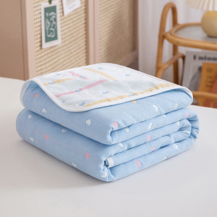 91家纺网 家纺一手货源 找家纺 （总）佰丝居 2023新款全棉A类六层纱布毛巾被系列2