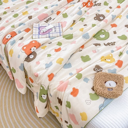 91家纺网 家纺一手货源 找家纺 （总）眠优居 2024新品A类针织棉大豆纤维夏被被芯空调被春秋冬被四季被