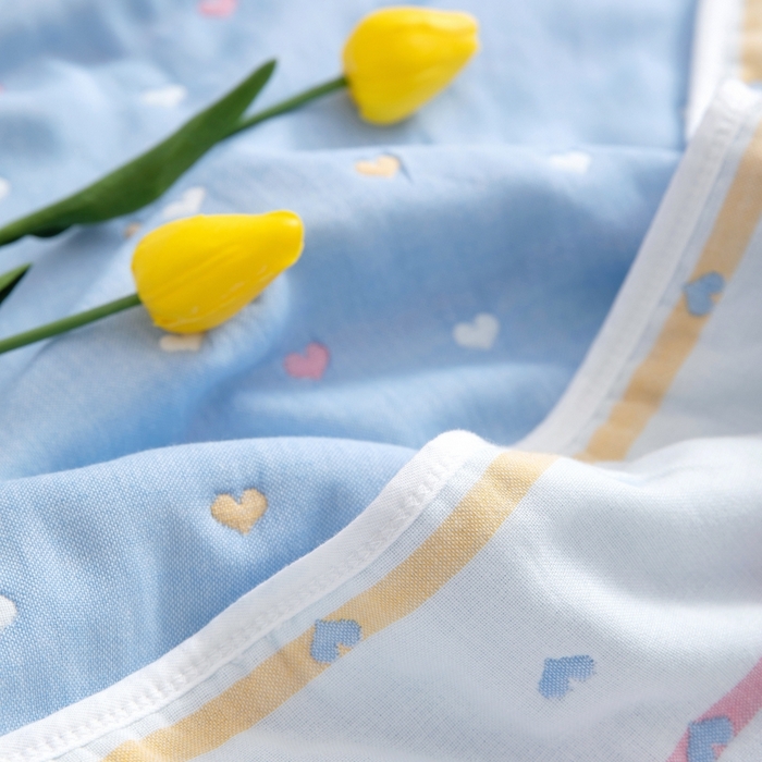 91家纺网 家纺一手货源 找家纺 （总）佰丝居 2023新款全棉A类六层纱布毛巾被系列2