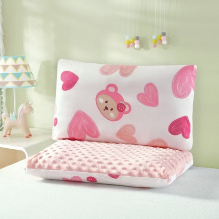 91家纺网 家纺一手货源 找家纺 （总）冬巢 2024新款AB版全棉豆豆绒枕头枕芯