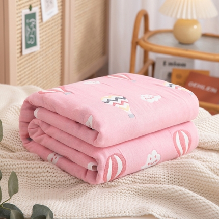 91家纺网 家纺一手货源 找家纺 （总）佰丝居 2023新款全棉A类六层纱布毛巾被系列2