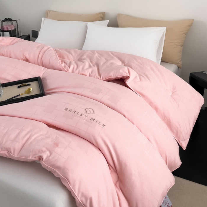 91家纺网 家纺一手货源 找家纺 （总）眠优居 2024四叶草立体提花烫钻大豆纤维被加厚被子被芯被褥春夏秋冬