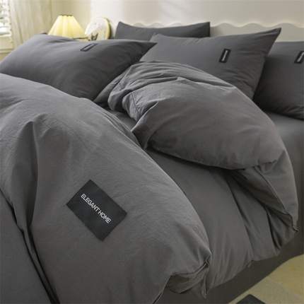 91家纺网 家纺一手货源 找家纺 （总）蓝巢家纺 2024新款全棉水洗棉双拼款四件套床品套件