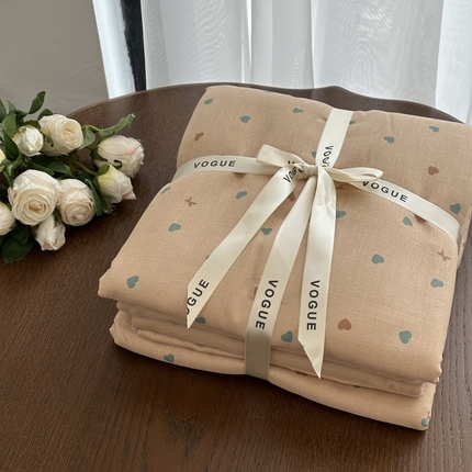 91家纺网 家纺一手货源 找家纺 （总）黛馨 2025新款A类小清新双层纱四件套