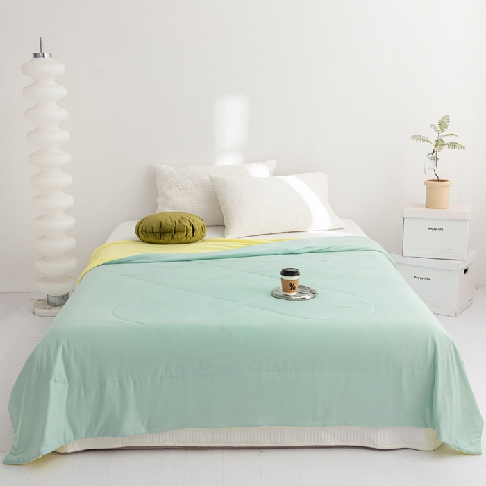 91家纺网 家纺一手货源 找家纺 （总）一条棉被 2024新款A类凉感果冻大豆夏被