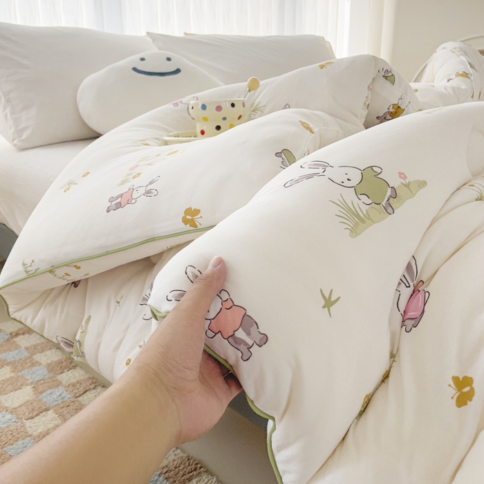 91家纺网 家纺一手货源 找家纺 （总）眠优居 2024新品A类针织棉大豆纤维夏被被芯空调被春秋冬被四季被