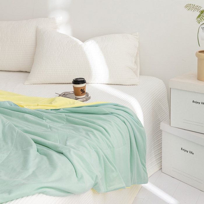 91家纺网 家纺一手货源 找家纺 （总）一条棉被 2024新款A类凉感果冻大豆夏被