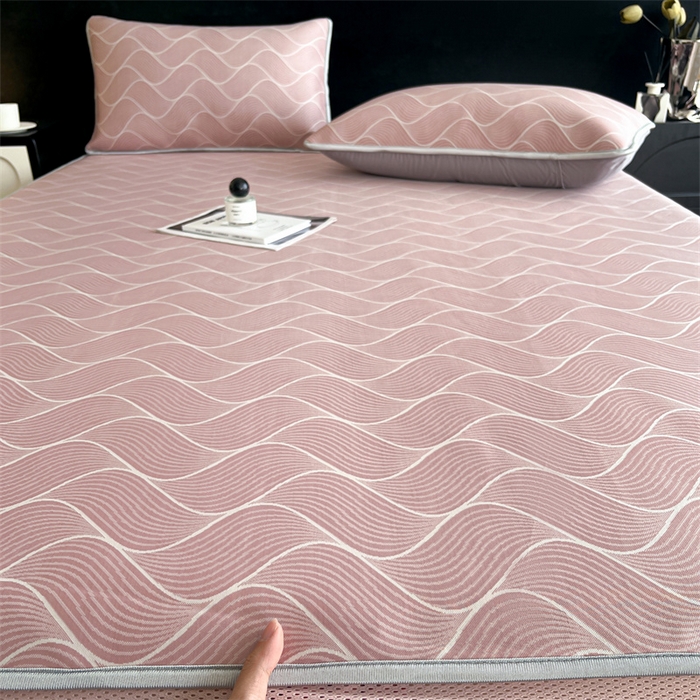 91家纺网 家纺一手货源 找家纺 （总）蓝巢家纺 2024新款A类提花古法漠方养生席三件套