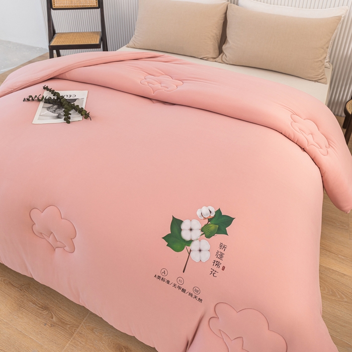 91家纺网 家纺一手货源 找家纺 （总）一条棉被 2024新款A类针织棉奶盖棉花被