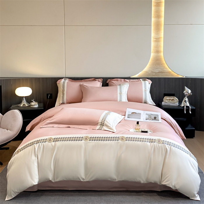 91家纺网 家纺一手货源 找家纺 （总）蓝巢家纺 2024新款100支长绒棉香香风系列四件套