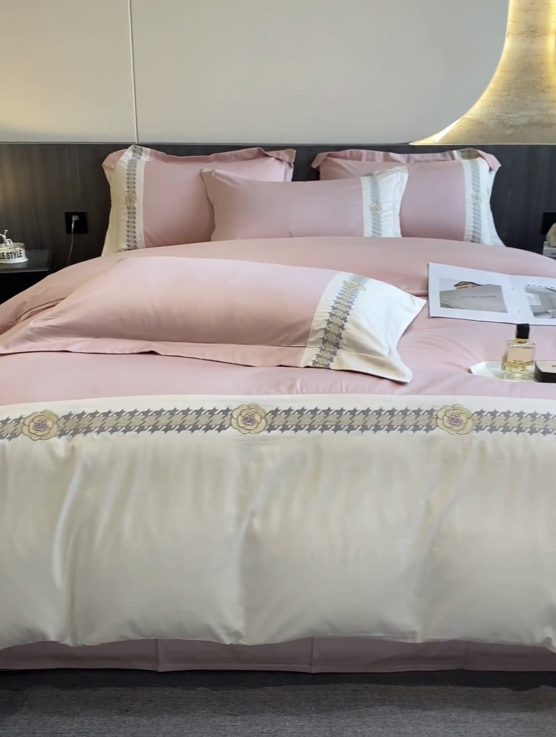 91家纺网 家纺一手货源 找家纺 （总）蓝巢家纺 2024新款100支长绒棉香香风系列四件套