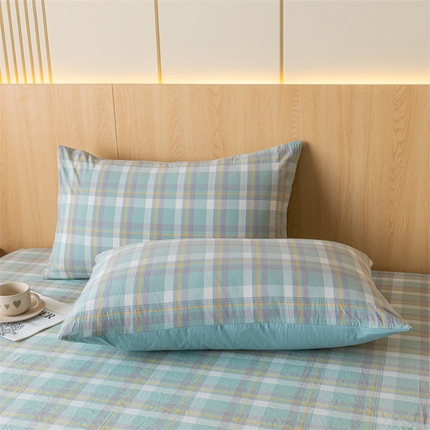 91家纺网 家纺一手货源 找家纺 （总）蓝巢家纺 2024新款A类+全棉水洗棉单品枕套