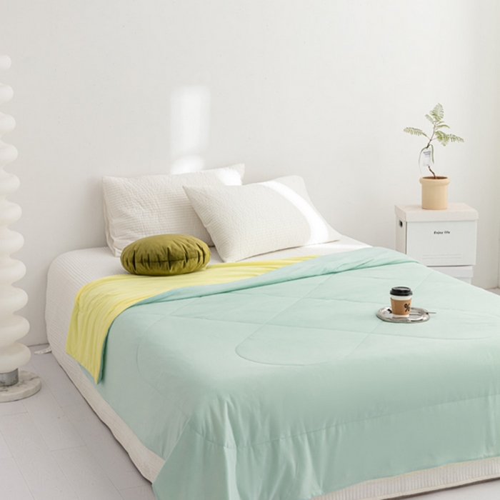 91家纺网 家纺一手货源 找家纺 （总）一条棉被 2024新款A类凉感果冻大豆夏被