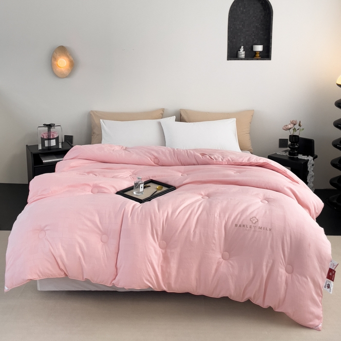 91家纺网 家纺一手货源 找家纺 （总）眠优居 2024四叶草立体提花烫钻大豆纤维被加厚被子被芯被褥春夏秋冬