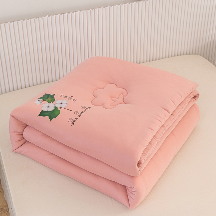 91家纺网 家纺一手货源 找家纺 （总）一条棉被 2024新款A类针织棉奶盖棉花被