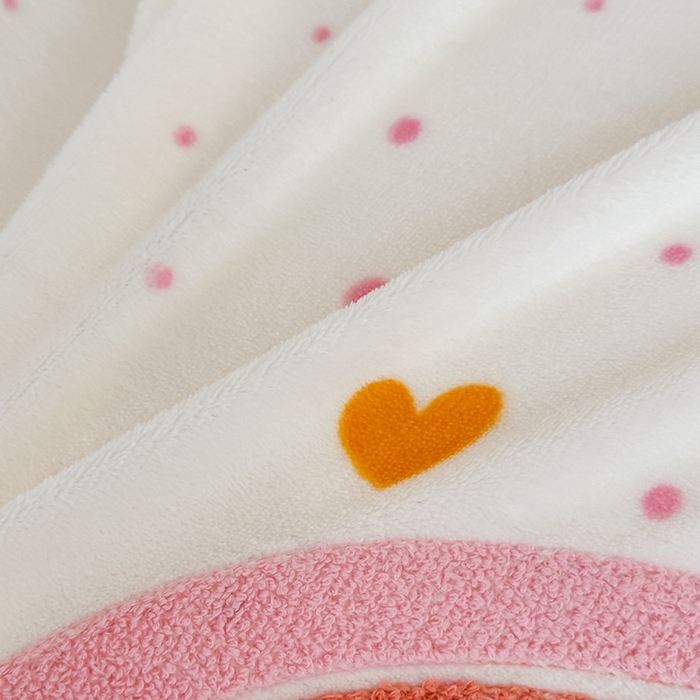 91家纺网 家纺一手货源 找家纺 时年家纺 2024新款牛奶绒毛巾绣系列四件套（充值会员优惠5元） 彩虹云朵