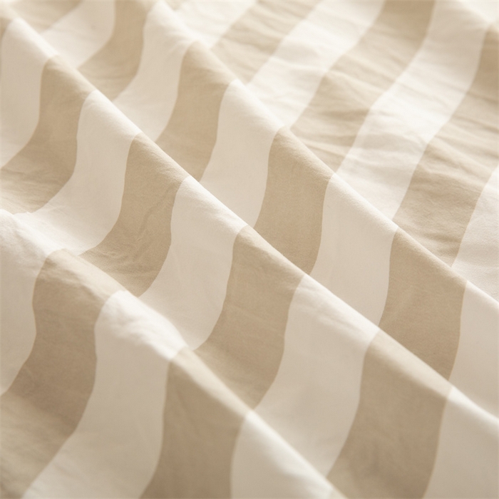 91家纺网 家纺一手货源 找家纺 多品家纺 2024新款超柔水洗棉单床单 暮落浅咖