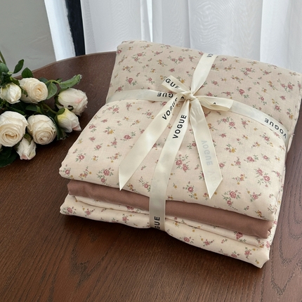 91家纺网 家纺一手货源 找家纺 （总）黛馨 2025新款A类小清新双层纱四件套