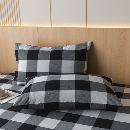 91家纺网 家纺一手货源 找家纺 （总）蓝巢家纺 2024新款A类+全棉水洗棉单品枕套