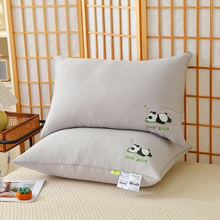 91家纺网 家纺一手货源 找家纺 （总）糖果枕芯 2024新款熊猫亲子枕枕头枕芯