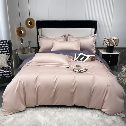 91家纺网 家纺一手货源 找家纺 （总）蓝巢家纺 2024新款100支长绒棉香香风系列四件套