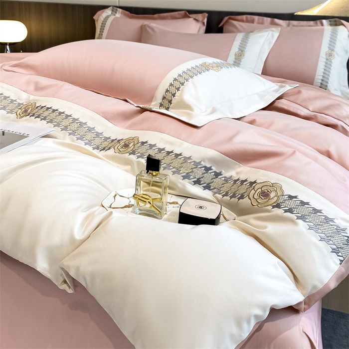 91家纺网 家纺一手货源 找家纺 （总）蓝巢家纺 2024新款100支长绒棉香香风系列四件套