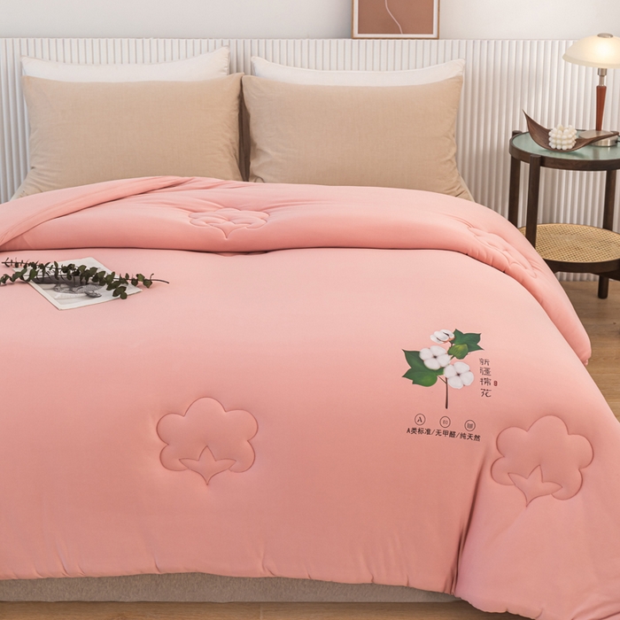 91家纺网 家纺一手货源 找家纺 （总）一条棉被 2024新款A类针织棉奶盖棉花被