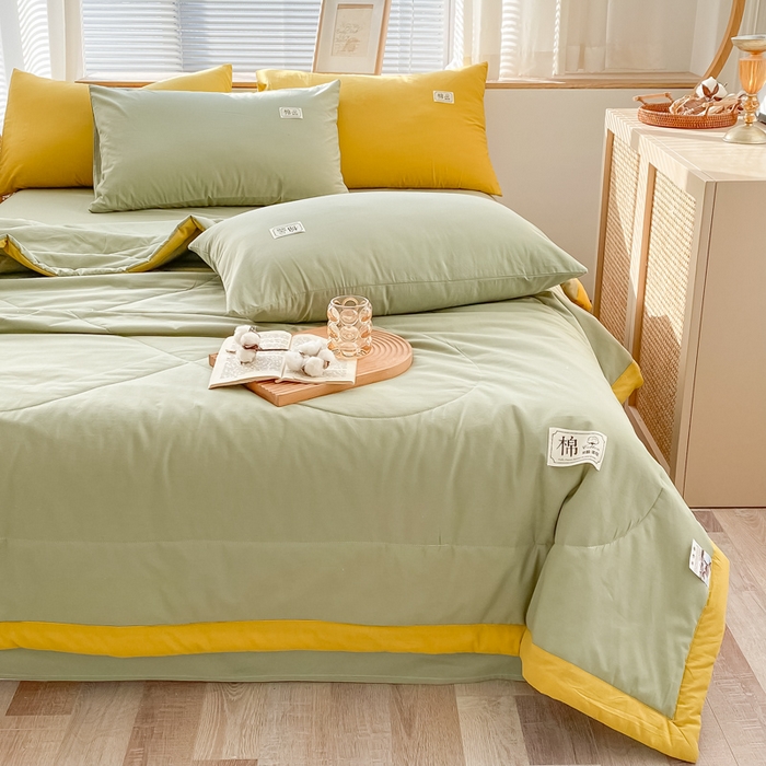 91家纺网 家纺一手货源 找家纺 （总）一条棉被 2024新款全棉色织水洗棉床单