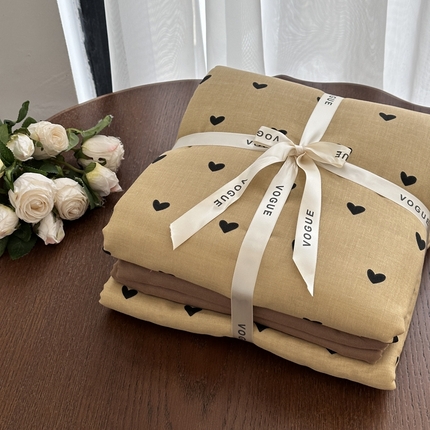 91家纺网 家纺一手货源 找家纺 （总）黛馨 2025新款A类小清新双层纱四件套