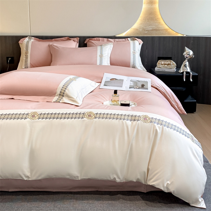 91家纺网 家纺一手货源 找家纺 （总）蓝巢家纺 2024新款100支长绒棉香香风系列四件套