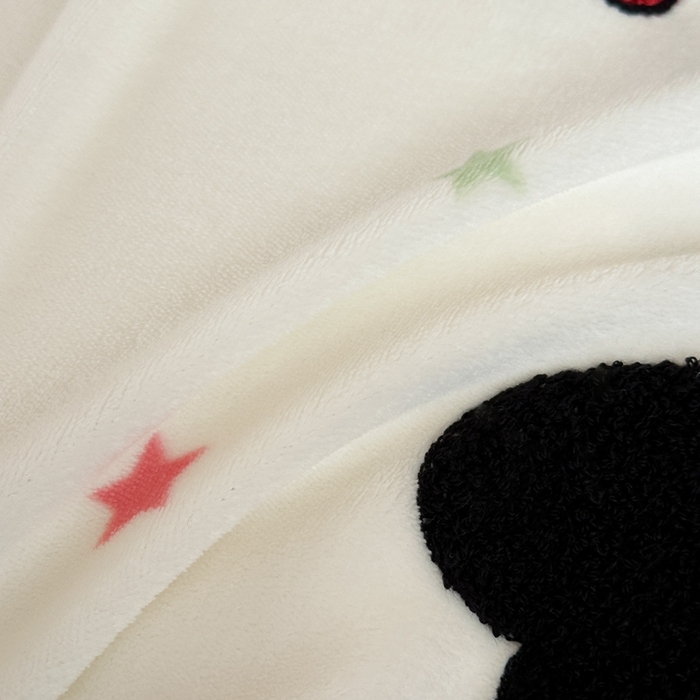 91家纺网 家纺一手货源 找家纺 时年家纺 2024新款牛奶绒毛巾绣系列四件套（充值会员优惠5元） 多彩企鹅