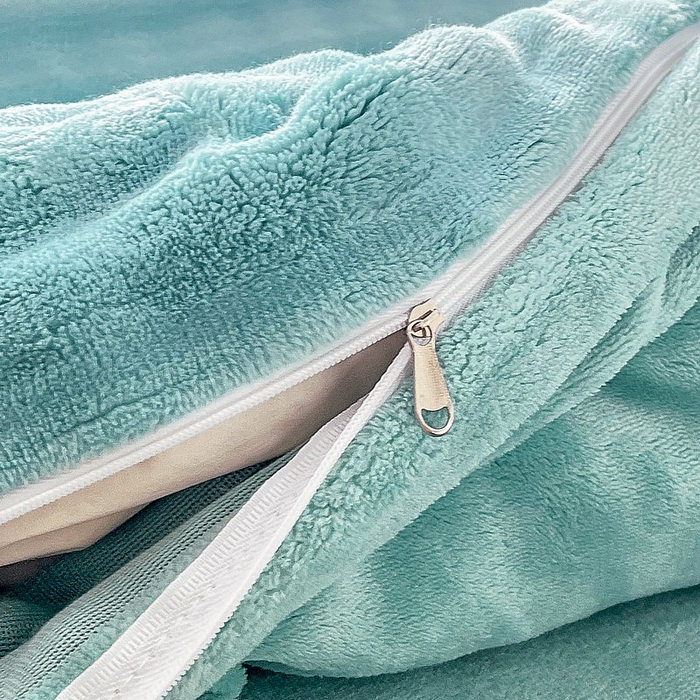 91家纺网 家纺一手货源 找家纺 （总）眠优居 2024皮草绒四件套牛奶绒宝宝绒泡泡绒绣花套件