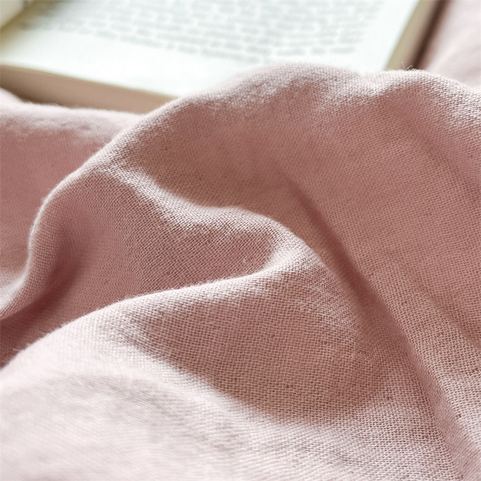 91家纺网 家纺一手货源 找家纺 （总）蓝巢家纺 2024新款A版全棉水洗棉双层纱皱皱纱四件套