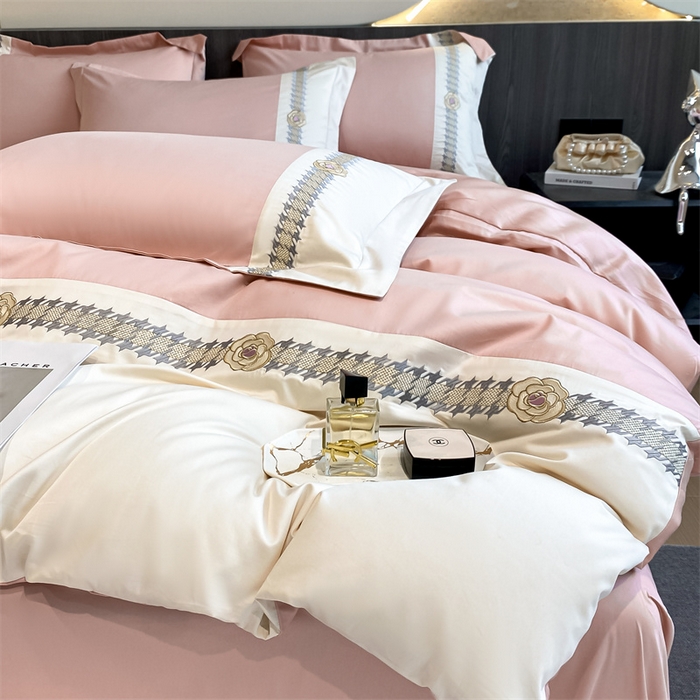 91家纺网 家纺一手货源 找家纺 （总）蓝巢家纺 2024新款100支长绒棉香香风系列四件套