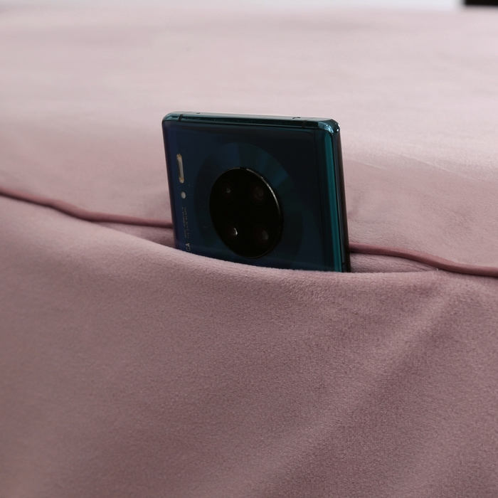 91家纺网 家纺一手货源 找家纺 琪宝阁 2024新款立体绒小时代美 容床罩套件 15号：豆沙