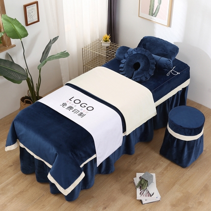 91家纺网 家纺一手货源 找家纺 （总）琪宝阁 2024新款立体绒小时代美 容床罩套件