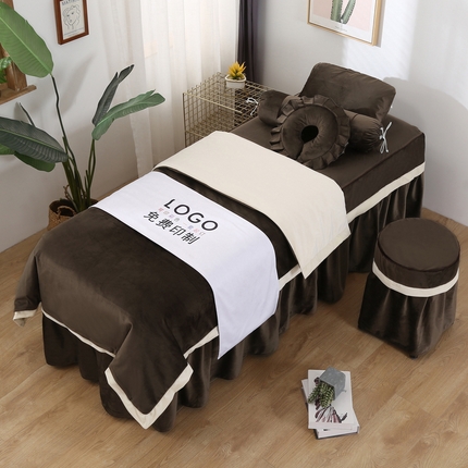 91家纺网 家纺一手货源 找家纺 （总）琪宝阁 2024新款立体绒小时代美 容床罩套件