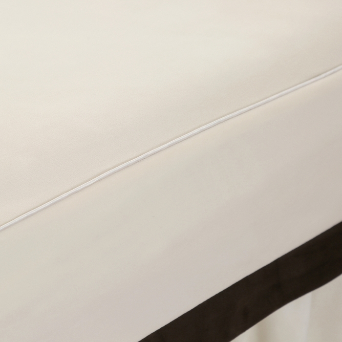 91家纺网 家纺一手货源 找家纺 琪宝阁 2024新款立体绒小时代美 容床罩套件 20号：咖啡+米色