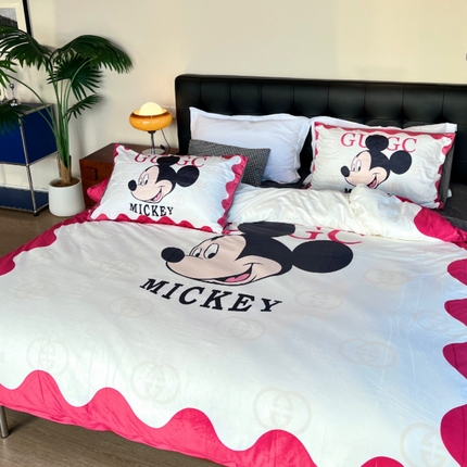 91家纺网 家纺一手货源 找家纺 （总）棉生活家纺 2024新款婴儿绒宝宝绒大版轻奢风系列四件套