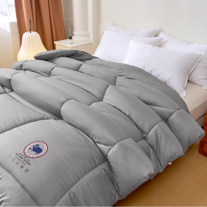 91家纺网 家纺一手货源 找家纺 招财狼家纺 2024新款速暖石墨烯冬被被子被芯 灰色