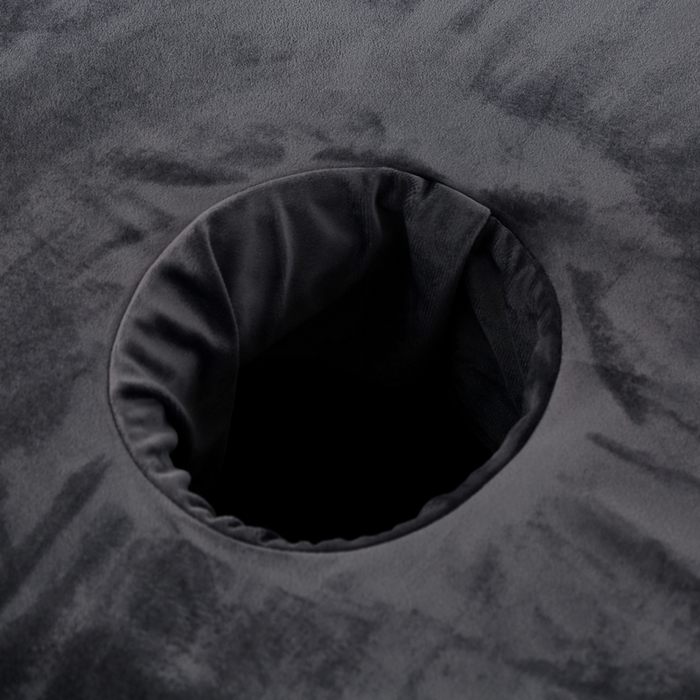 91家纺网 家纺一手货源 找家纺 琪宝阁 2024新款立体绒小时代美 容床罩套件 11号：深灰拼浅灰