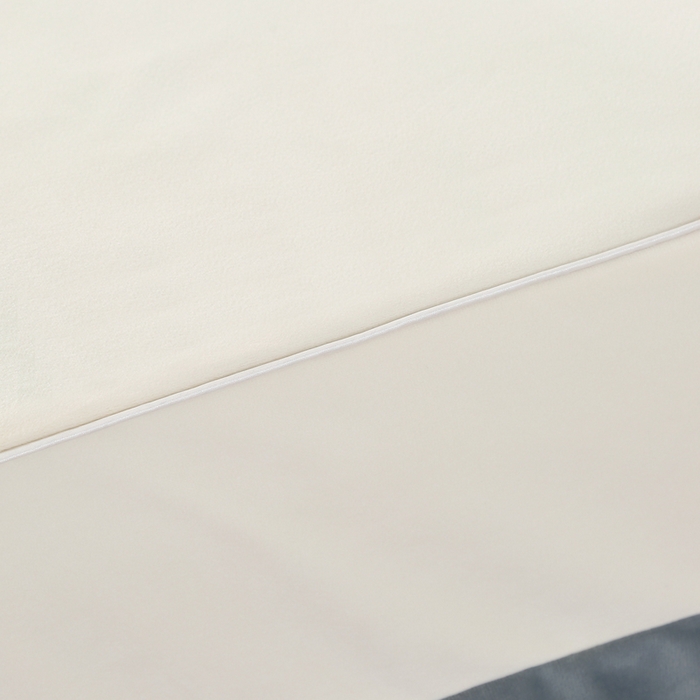 91家纺网 家纺一手货源 找家纺 琪宝阁 2024新款立体绒小时代美 容床罩套件 6号：蓝灰+米色