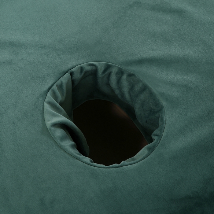 91家纺网 家纺一手货源 找家纺 琪宝阁 2024新款立体绒小时代美 容床罩套件 7号：绿色+深灰