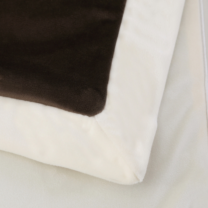 91家纺网 家纺一手货源 找家纺 琪宝阁 2024新款立体绒小时代美 容床罩套件 20号：咖啡+米色