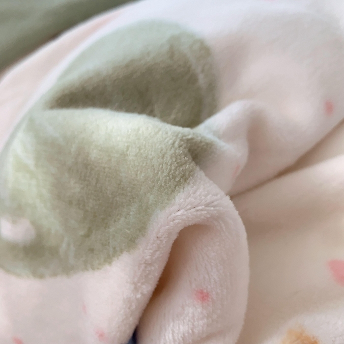 91家纺网 家纺一手货源 找家纺 莱豫家纺 2024新款牛奶绒印花四件套 彩色爱心