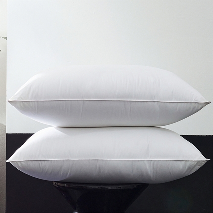 91家纺网 家纺一手货源 找家纺 （总）呆头鹅 2024新款A类全棉酒店单边枕 枕芯枕头五星酒店仪征羽丝绒母婴级无荧光甲醛