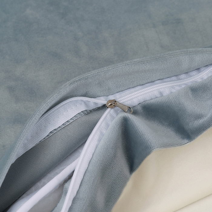 91家纺网 家纺一手货源 找家纺 琪宝阁 2024新款立体绒小时代美 容床罩套件 5号：蓝灰